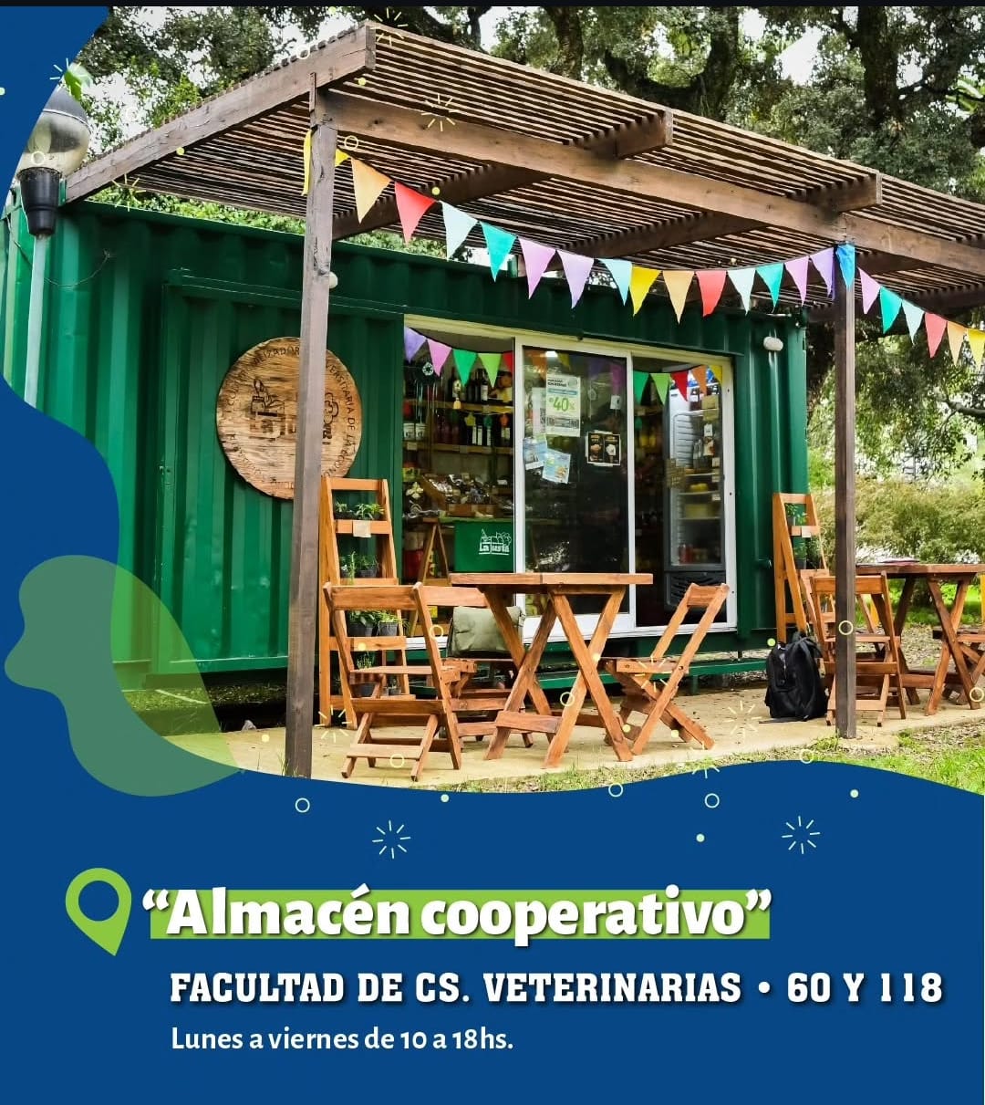 AHORA EL ALMACÉN DE LA JUSTA DE LA FACU ES NODO DE ENTREGA